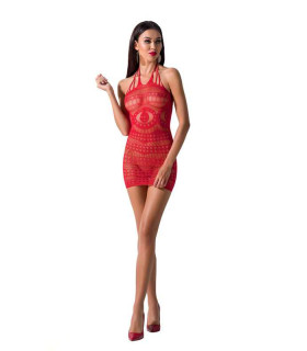 Эффектное платье сетка красное Passion S/L - No Taboo