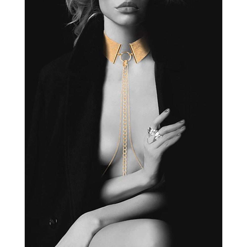 Кольє з намистин з ланцюжками Magnifique від Bijoux Indiscrets (30930), zoom