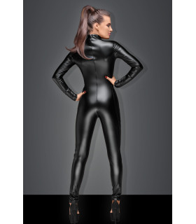 Комбинезон виниловый со шнуровкой F149 Noir Handmade M - No Taboo