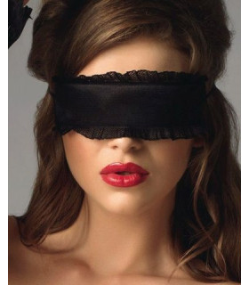 Мягкая повязка на глаза с рюшами - No Taboo