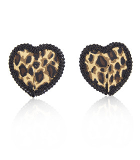 Пэстисы в форме сердца леопард - No Taboo