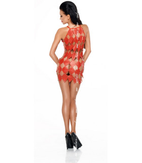 Сексуальное красное платье Me-Seduce S/M - No Taboo