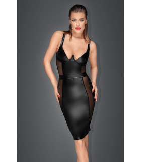 Эротичное черное платье с прозрачными вставками Noir Handmade XXL - No Taboo