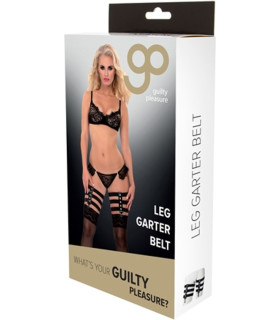 Підтяжки на панчохи GP LEG GARTER BELT DATEX, S/M - No Taboo