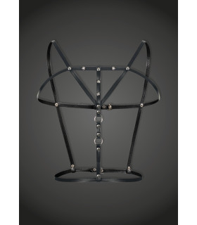 Портупея черна F173 Noir Handmade S - No Taboo