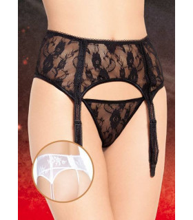 Пояс для чулок белый Soft Line - No Taboo