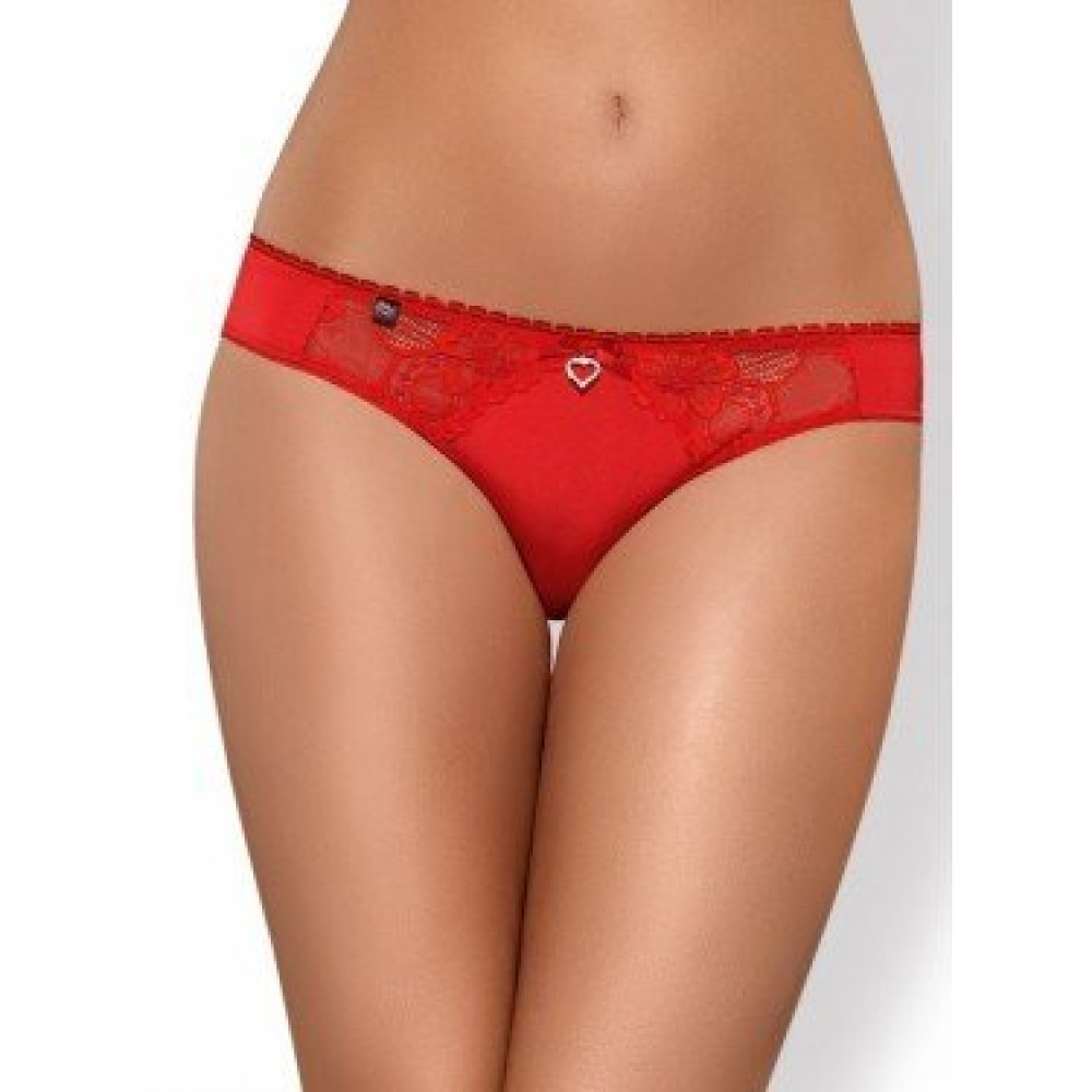 Эротические трусики из кружева, красные L/XL (28068), zoom