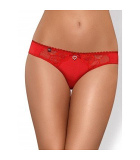 Эротические трусики из кружева, красные L/XL - No Taboo