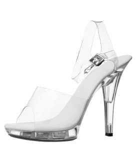 Силиконовые босоножки каблук 13 см, 37 р - No Taboo