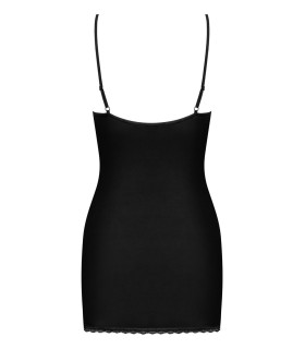 Елегантна чорна сорочка з бантом L / XL - No Taboo