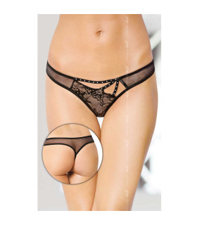 Стринги черные Синди S/M - No Taboo