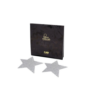 Украшение для груди Flash серебро звезда, Bijoux Indiscrets - No Taboo
