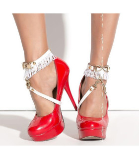 Прикраса на ноги під взуття біле Me-Seduce - No Taboo