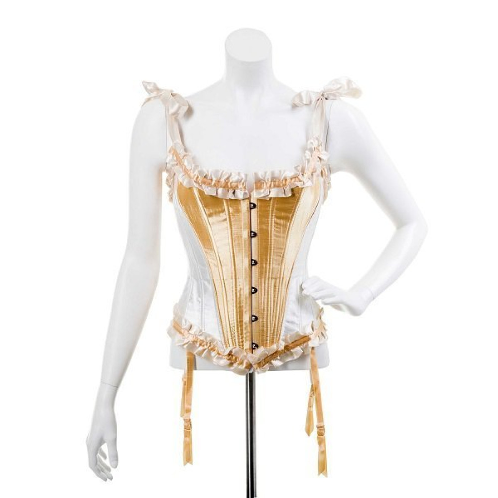 Корсет золото с белым L (23971), zoom