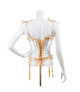 Корсет золото с белым L - No Taboo