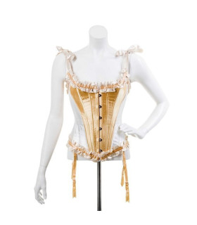Корсет золото с белым L - No Taboo