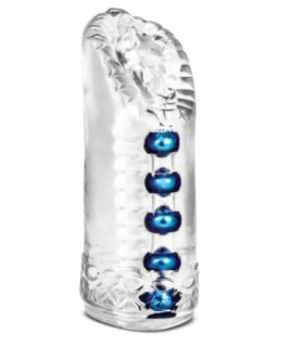 Мастурбатор нереалистичный M For Men с шариками, прозрачный, 14.5 х 5 см - No Taboo