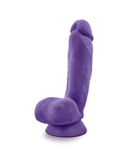 Фаллоимитатор на присоске киберкожа фиолетовый - No Taboo