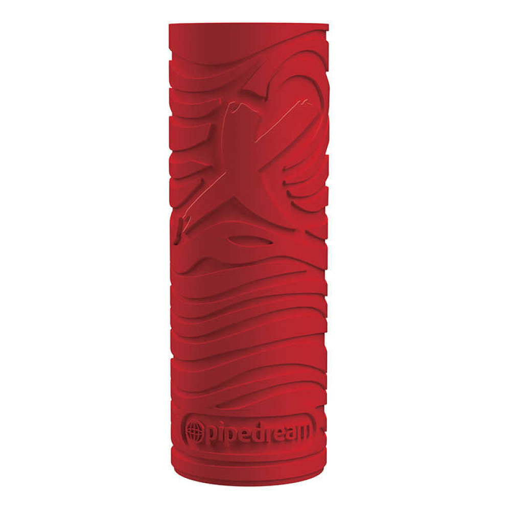 Мастурбатор з масажними кульками всередині PDX ELITE, червоний (28391), zoom