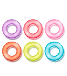 Набор эрекционных колец Blush Play with me, разноцветные, 6 шт - No Taboo