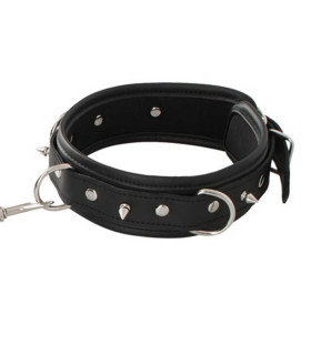 Нашийник з повідцем Vegan Fetish, зі шкірозамінника (веган френдлі) - No Taboo