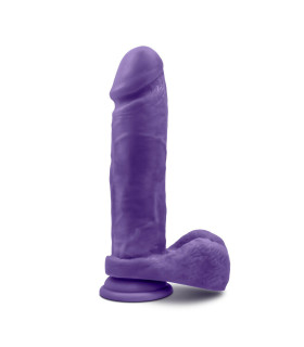 Фалоімітатор кібершкіра Фіолетовий на присоску - No Taboo